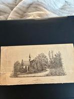 Prent met Merk 15 gulden en 50 opcenten, Antiek en Kunst, Ophalen of Verzenden
