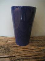 Purperen stenen vaas, binnen en buiten geglazuurd, Gebruikt, Overige kleuren, Aardewerk of Porselein, Ophalen of Verzenden