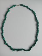 Malachiet Collier 80cm - Klassiek & Prachtig!, Sieraden, Tassen en Uiterlijk, Kettingen, Ophalen of Verzenden, Zo goed als nieuw