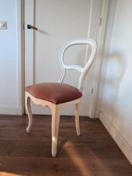 Biedermeier Stoel - Wit & Roestbruin, Ophalen, Gebruikt, Wit, Eén