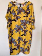 KYRA&KO Geel Gebloemde Tricot Jurk Maat XL, Kleding | Dames, Jurken, Geel, Maat 46/48 (XL) of groter, Ophalen of Verzenden, Zo goed als nieuw
