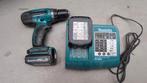 Makita Boor- en Schroefmachine met Accu & Lader, Doe-het-zelf en Verbouw, Gereedschap | Boormachines, Ophalen, Gebruikt, Variabele snelheid