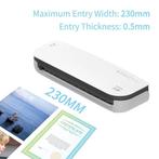 Lamineerapparaat - A4 Laminator - Warm/koud Lamineren, Verzenden, Nieuw