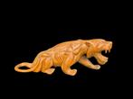 Beeld jaguar hout 55 cm, Antiek en Kunst, Ophalen of Verzenden