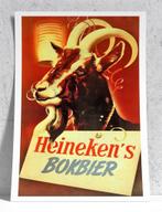 HEINEKEN BOKBIER Bar Cafe Bier Affiche Poster, Verzamelen, Verzenden, Nieuw, Reclamebord, Plaat of Schild, Heineken