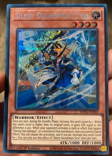 Yu-Gi-Oh! Silent Swordsman Zero MP25 1st Ed Tin Promo ! beschikbaar voor biedingen