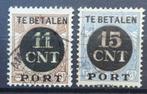 1924 Postpakket zegels PV1-PV2 (B12-7), Verzenden, T/m 1940, Gestempeld