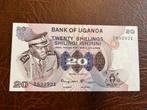 Oeganda twintig shilling ZJ UNC, Ophalen of Verzenden, Overige landen, Los biljet