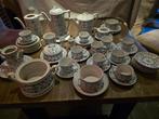 Saks blauw Jäger vanalles wat service, Antiek en Kunst, Antiek | Servies compleet, Ophalen