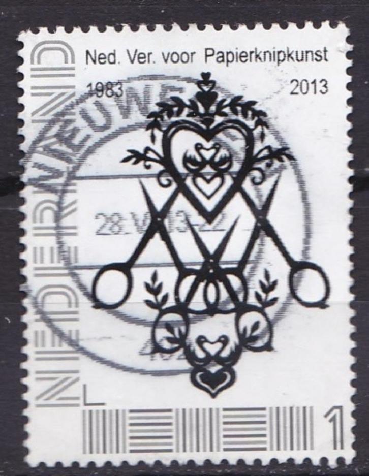BDG Nederland persoonlijke postz Papierknipkunst gestempeld, Postzegels en Munten, Postzegels | Nederland, Gestempeld, Na 1940