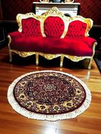 Perzisch tapijt handgeknoopt Tabriz Oosters vloerkleed rond