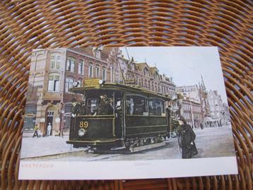 Amsterdam in kleur * Overtoom * tram 89 * van LANG geleden * beschikbaar voor biedingen