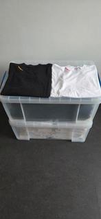 Partij T-shirts oversized wit en zwart 92 stuks, Kleding | Heren, T-shirts, Ophalen, Nieuw, Overige maten, Wit