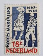 Nederland 1965 - nvph 849 - 300 jaar Korps Mariniers, Verzenden, Na 1940, Gestempeld