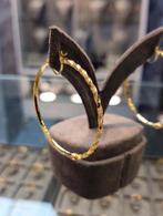 Prachtige wokkels 14k gouden oorbellen, Ophalen of Verzenden, Nieuw, Goud, Goud