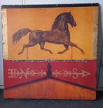 Schilderij met paard, warme kleuren, Antiek en Kunst, Ophalen