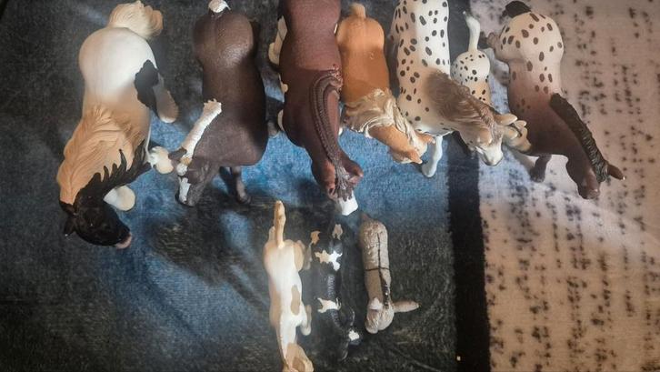 Schleich Paarden Collectie + Hindernissen, Verzamelen, Speelgoed, Gebruikt, Ophalen of Verzenden