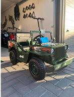Nieuw Willy’s Jeep Groen 12V Kinderjeep op Accu + Joystick, Ophalen of Verzenden, Nieuw