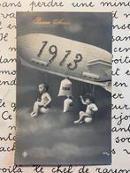 1913 Bonne Année - Zeppelin - jaartal 1913 (ME), Ophalen of Verzenden, Voor 1920, Gelopen, Feest(dag)