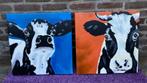 schilderijen koe rood en blauw, Antiek en Kunst, Ophalen of Verzenden