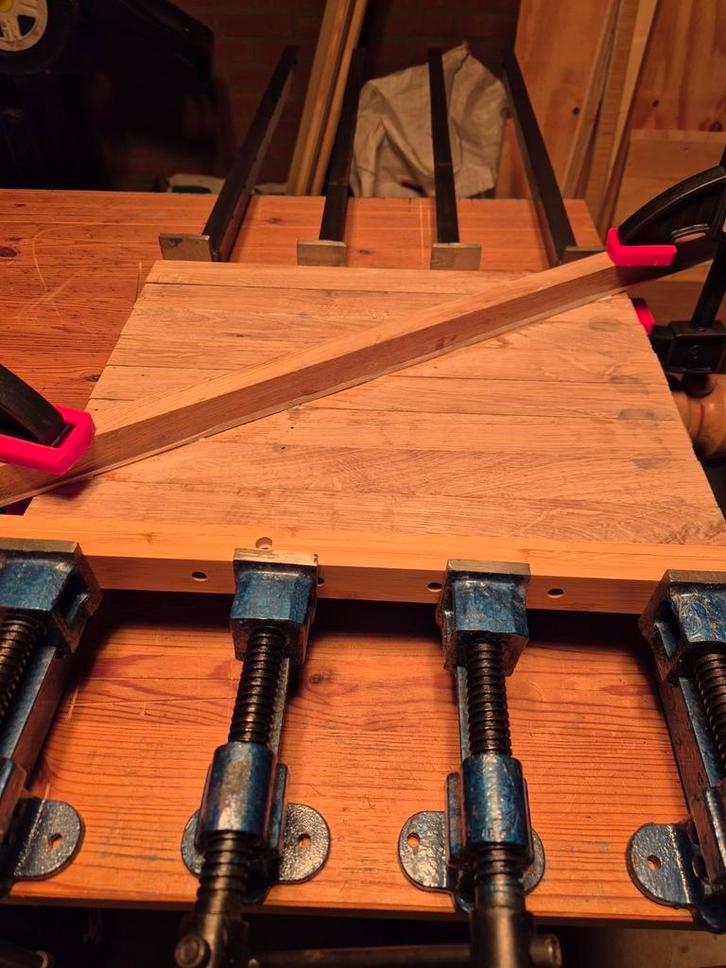 HBM T-Klemmen Set - 4 stuks - 120cm - Nieuw in doos, Doe-het-zelf en Verbouw, Werkbanken, Nieuw, 70 tot 120 cm, Bankschroef, Ophalen