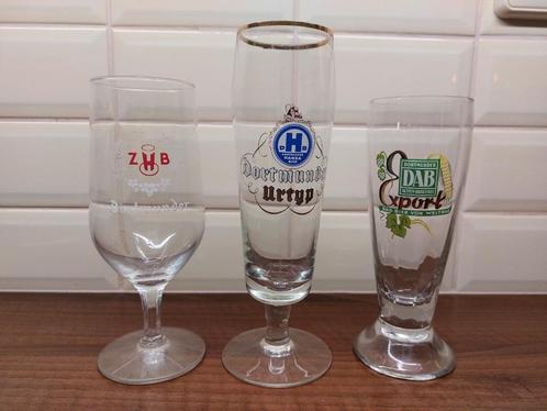 Verschillende Dortmunder bier glazen 3 stuks, Verzamelen, Biermerken, Zo goed als nieuw, Glas of Glazen, Overige merken, Ophalen of Verzenden