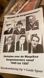 Waspik. Mijnheer de burgemeester., Boeken, Geschiedenis | Stad en Regio, Ophalen of Verzenden, 20e eeuw of later, Zo goed als nieuw
