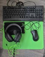 Razer koptelefoon toetsenbord en muis, Computers en Software, Toetsenborden, Ophalen, Zo goed als nieuw