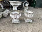 2 Unieke Plantenbakken/Bloempotten beton in vorm van Bloem, Ophalen, Tuin, Gebruikt, Minder dan 60 cm