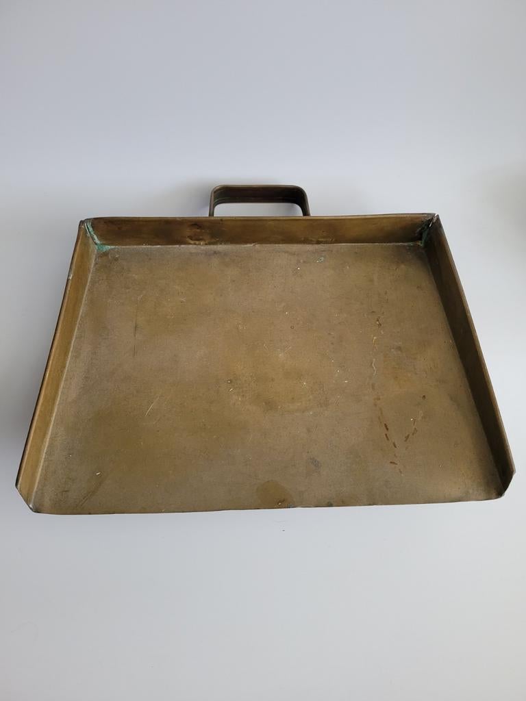 Vintage oud groot blik, Ophalen of Verzenden