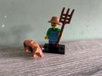 Lego minifigure col15-1 farmer, Ophalen of Verzenden, Zo goed als nieuw, Lego