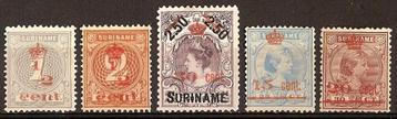 Suriname NVPH nr 60/4 ongebruikt Hulpuitgifte 1911 beschikbaar voor biedingen