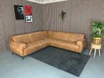 GRATIS LEVERING H&H Hoekbank Cognac 265x265 GEREINIGD