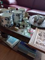 5 Handgeschilderde Floral Royal Bonn potten enz., Antiek en Kunst, Verzenden