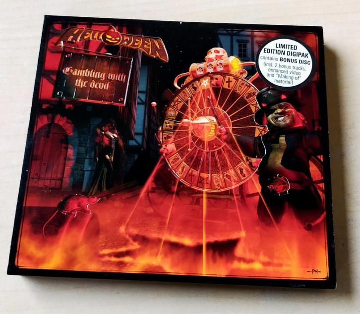 Helloween - Gambling With The Devil 2CD 2007 Limited, Cd's en Dvd's, Cd's | Hardrock en Metal, Zo goed als nieuw, Ophalen of Verzenden