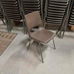 30 x vintage design stoelen partij stoelen Philippus Potter, Ophalen, Gebruikt, Bruin, Vijf, Zes of meer stoelen