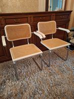 Retro Industrieel Rotan Stoelen Marcel Breuer Cesca Jaren 60, Antiek en Kunst, Antiek | Meubels | Stoelen en Banken, Ophalen