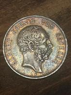 5 reichsmark 1901 Sachsen met mooie patina, Postzegels en Munten, Verzenden