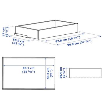 IKEA Lades - 60 stuks - 100x58x14 - afbeelding 2