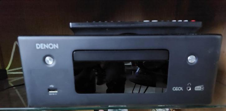 Denon dab radio + boxen + steunen, Audio, Tv en Foto, Radio's, Zo goed als nieuw, Radio, Met cd-speler, Ophalen of Verzenden