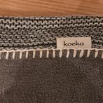 Koeka Porto wiegdeken aankleedkussenhoes grijs/blauw zgan, Kinderen en Baby's, Ophalen of Verzenden, Zo goed als nieuw, 100 cm of meer