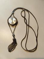 Vintage ketting met klok, Sieraden, Tassen en Uiterlijk, Antieke sieraden, Ophalen of Verzenden, Overige materialen, Ketting