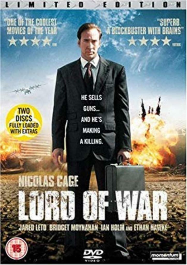 Lord of War (2-DVD) NIEUW / SEALED Nicholas Cage, Cd's en Dvd's, Dvd's | Klassiekers, Nieuw in verpakking, Actie en Avontuur, 1980 tot heden