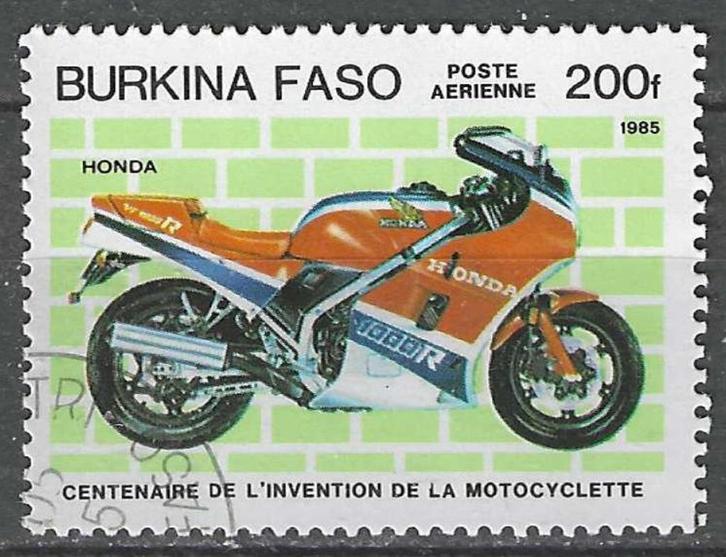 Burkina Faso 1985 - Yvert 292PA - 100 jaar Moto (ST), Postzegels en Munten, Postzegels | Afrika, Gestempeld, Overige landen, Verzenden