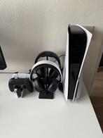 Playstation 5 Disc + 2 controllers + 2 Pulse 3D Headset, Ophalen, Zo goed als nieuw