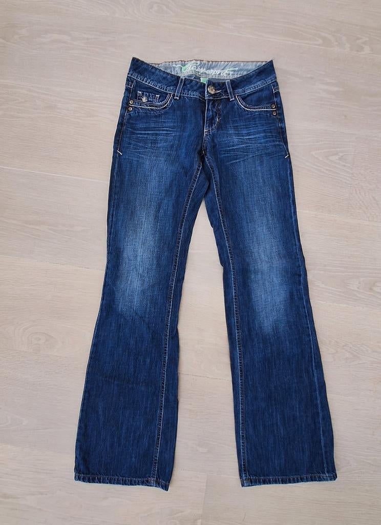 Esprit Play Jeans Maat 26/32, Blauw, Ophalen of Verzenden, Zo goed als nieuw, W27 (confectie 34) of kleiner