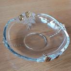 Glazen schaaltje met roosjes, Ophalen of Verzenden, Overige stijlen, Glas, Schaal of Schalen