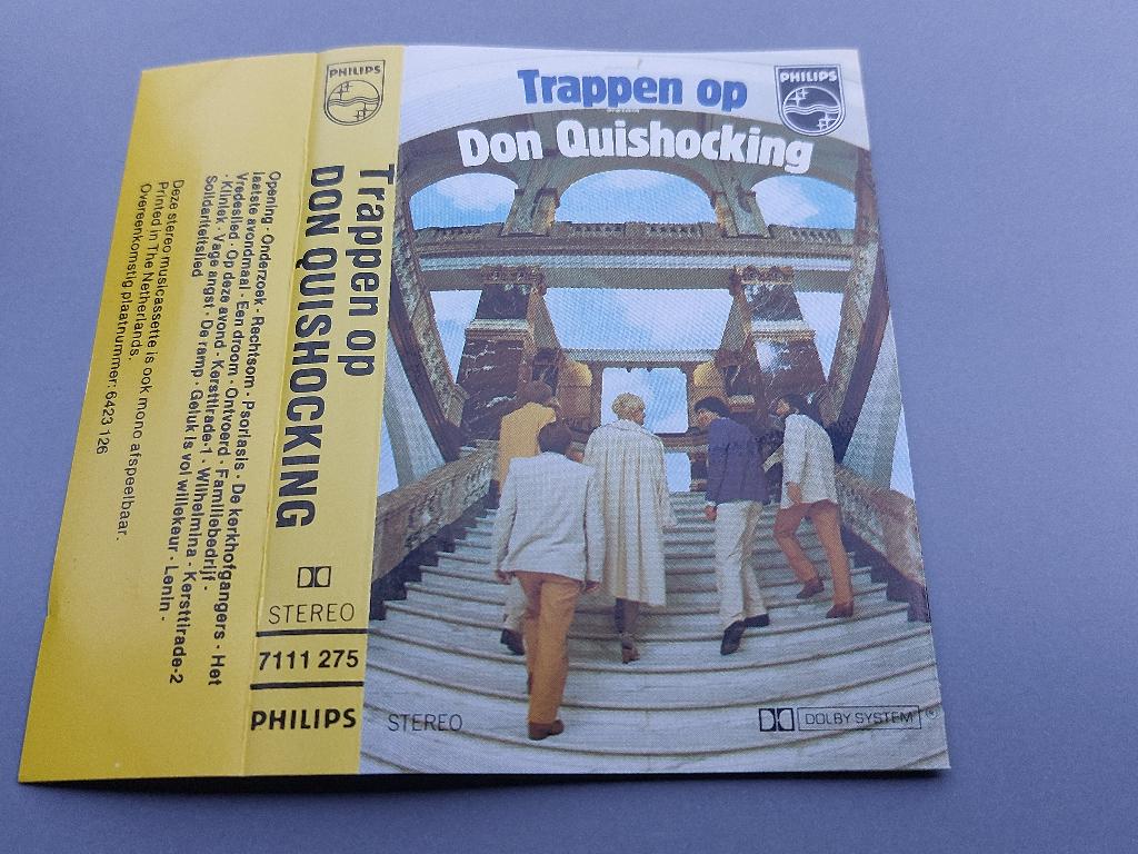 DON QUISHOCKING - TRAPPEN OP (MC), 1 bandje, Ophalen of Verzenden, Zo goed als nieuw, Origineel