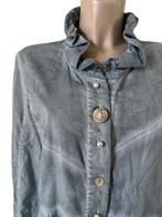 Elisa Cavaletti blouse M, Maat 38/40 (M), Blauw, Ophalen of Verzenden, Zo goed als nieuw