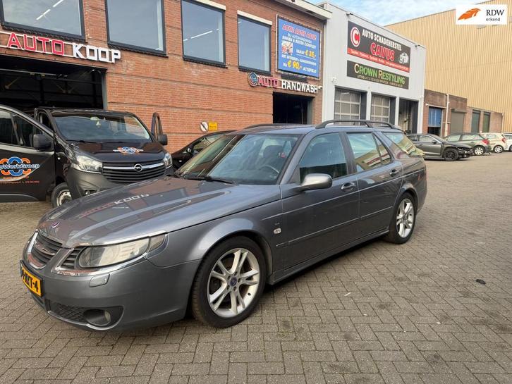 Saab 9-5 Estate 2.3 Turbo Aero AUTOMAAT 260Pk Clima Navi Sto, Auto's, Saab, Bedrijf, Te koop, Saab 9-5, ABS, Airbags, Airconditioning